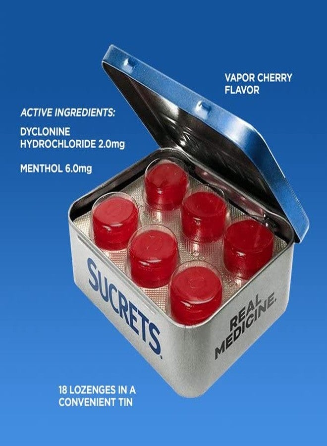 Sucrets Sore Throat & Cough Vapor Cherry 18 Each - Image 4